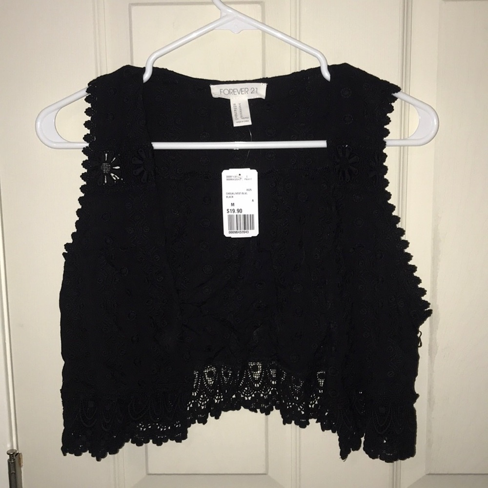 Black forever 21 vest